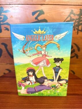 Angelic Layer Battle Doll Box — Bright Blue & Green Anime Artwork